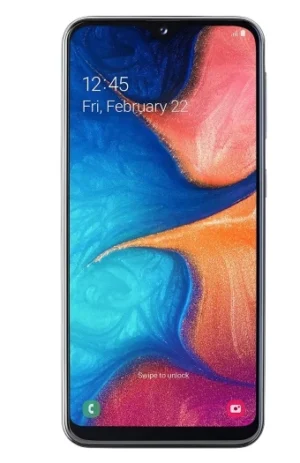 Samsung Galaxy A20e 32GB (Sort) - Sølv stand