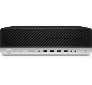 HP EliteDesk 800 G4 Refurbished SFF - Intel Core I5 I5-8500 - 8 GB DDR4-SDRAM - 256 GB SSD - Windows 10 Pro - Guld stand