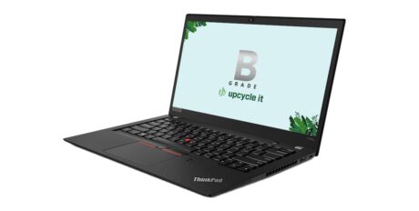 ThinkPad T490s i5-8265U 14" 16 GB RAM 512 GB SSD Windows 11 Pro - Sølv stand
