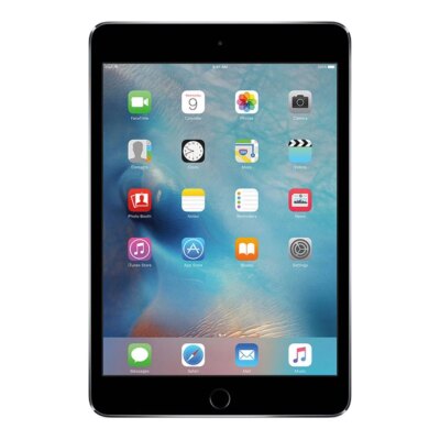 Apple iPad Mini 4 (Space Gray) - Bronze stand