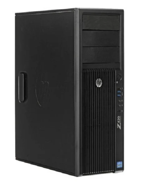 HP Z420 WorkStation - Intel Xeon E5-1620 3,6GHz 256GB SSD + 500GB HDD 16GB - Nvidia GTX 1650 4GB Win10 Pro