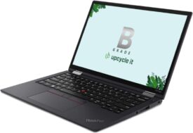 ThinkPad L390 Yoga i5-8265U Hybrid (2-i-1) 13.3" Touchskærm 8 GB RAM 256 GB SSD Windows 11 Pro Nordisk - Sølv stand