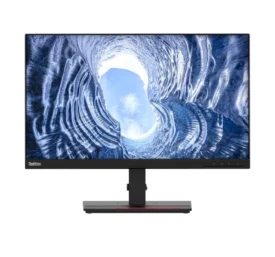 24" Skærm Lenovo P24H-2L TFT LED - QHD - REFURBISHED - Sølv stand