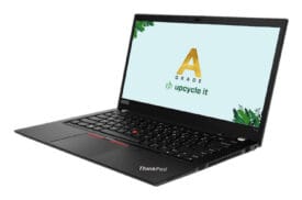 ThinkPad T14 G1 AMD Ryzen™ 7 PRO 4750U 14" 16 GB RAM 512 GB SSD Windows 11 Pro Nordisk - Guld stand