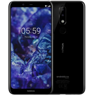 Nokia 5.1 PLUS 32GB (Sort) - Sølv stand