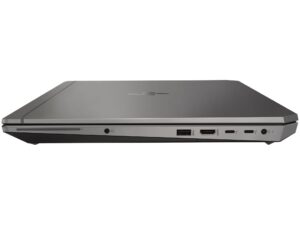 HP ZBook 15 G6 bærbar computer set fra siden kabel indgange er synlige