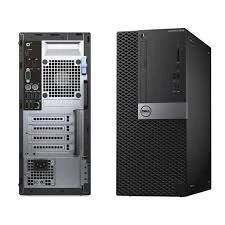 Dell OptiPlex 7050 MicroTower - Intel i7 7700 3,6 GHz 256GB SSD 16GB - GTX 1050TI - Win10 Pro - Sølv stand