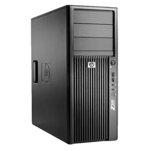 HP Z200 Workstation - Intel Xeon X3450 2.66 GHz 240GB SSD 8GB - Windows 10 Pro - Nvidia Geforce 210 - Sølv stand