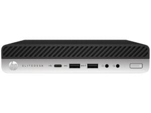 HP EliteDesk 800 G5 Mini i5-9500 16GB 512GB Intel UHD Graphics Windows 10 Pro - Guld stand