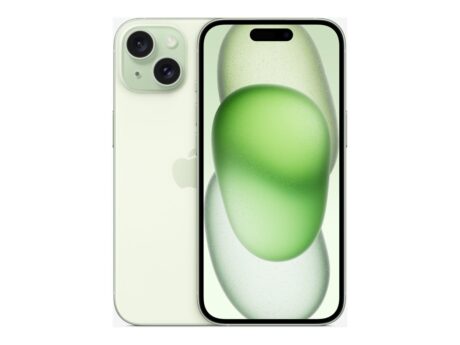 Apple iPhone 15 6,1 128GB - Grøn - Guld stand+
