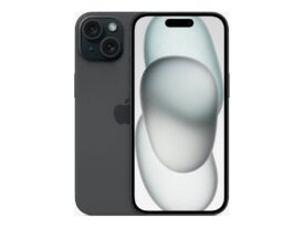 Apple iPhone 15 6,1 128GB - Sort - Sølv stand