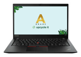 Lenovo ThinkPad T490s VISUELT - Guld stand/