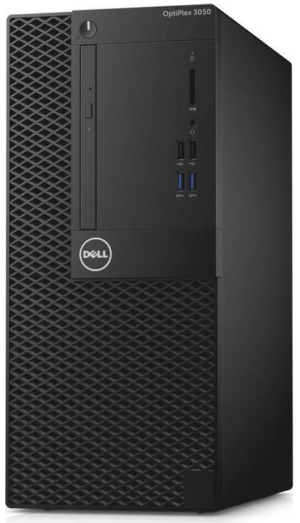 Dell OptiPlex 3050 tower - i5-7500 3.4GHz (4 kernet) - 16GB RAM - 256GB SSD - Win 11 Pro - Sølv stand