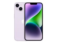 Apple iPhone 14 6.1 256GB Lilla - Guld stand