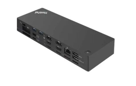 Refurbished LENOVO ThinkPad Thunderbolt 3 Workstation Dock 40AN incl. 65W power supply - Guld stand