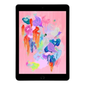 Apple iPad 6 128GB WiFi + Cellular (Space Gray) - 2018 - Sølv stand