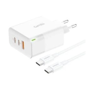 Foneng GAN65 USB-A USB-C USB-C GAN65 2.4A 65W (white) Power Charger