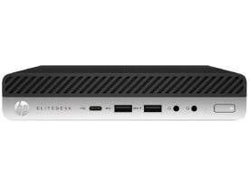 HP EliteDesk 800 G4 Mini i5-8500 16GB 256GB Intel UHD Graphics Windows 11 Pro - Guld stand
