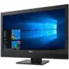 24" Dell Optiplex 7450 All in One Desktop - Intel i3 6100 3,7GHz 256GB SSD 8GB Win10 Pro - Sølv stand