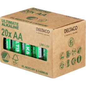 Ultimate Alkaline batteries, LR6/AA size, 20-pack