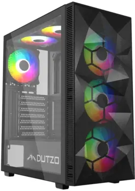 Grøn Computer PC G2 - Intel Pentium G4400 3,3GHz 128GB M2 + 500GB HDD 8GB - Nvidia RTX 2060 6GB Win 10 Pro - Sølv stand