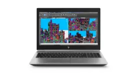 HP ZBook 15 G6 15" - Intel i7-9850H 2,6GHz 512GB NVMe 32GB Nvidia Quadro T2000 Win11 Pro - Sølv stand