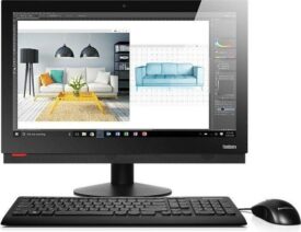 Lenovo ThinkCentre M910z AIO - i5-7500 3.4 GHz - 8GB RAM - 256GB SSD - 23" FHD TOUCH/ - Sølv stand