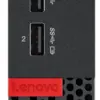 Lenovo ThinkCentre M910Q Tiny - Intel i5 7500T 2,7GHz 256GB NVMe  8GB Win10 Pro - Sølv stand
