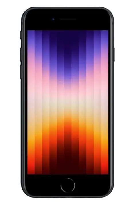 Apple iPhone SE 3.gen 128GB (Midnight) - Sølv stand
