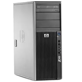 HP Z400 WorkStation - Intel Xeon W3565 3,2GHz 160GB SSD + 500GB HDD 8GB - Nvidia Quadro K2200 Win 10 Pro - Sølv stand