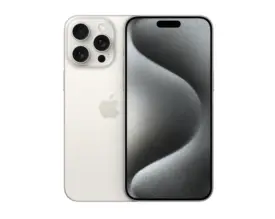 Apple iPhone 15 Pro 256GB  (Hvidt titanium) eSIM - Sølv stand