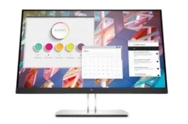 24" HP E24 G4 Skærm - Full HD - Refurbished - Sølv stand