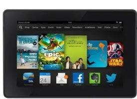Amazon Kindle Fire 8gb  - Sort - Sølv stand