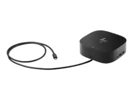 HP USB-C Dock G5 Dockingstation USB-C 1GbE 100 Watt - Guld stand - Guld stand