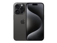 Apple iPhone 15 Pro 6.1 128GB Sort titanium - Sølv stand