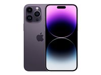 Apple iPhone 14 Pro Max 6.7 128GB Dyb purpur - Guld stand+