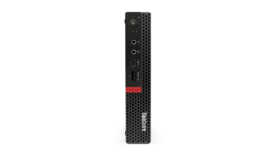 T1A Lenovo ThinkCentre M720q Refurbished Intel® Core™ i5 i5-8400T 8 GB DDR4-SDRAM 512 GB SSD Windows 10 Pro Mini PC Sort - Guld stand