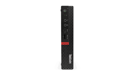 T1A Lenovo ThinkCentre M720q Refurbished Intel® Core™ i5 i5-8400T 8 GB DDR4-SDRAM 512 GB SSD Windows 10 Pro Mini PC Sort - Guld stand