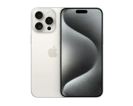 Apple iPhone 15 Pro 256GB  (Hvidt titanium) eSIM - Guld stand