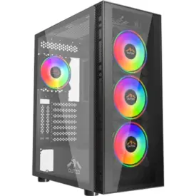 Grøn Computer PC G3 - Intel i7 9700KF 3,6GHz 512GB NVMe + 1000GB HDD 16GB - Nvidia RTX 3050 6GB Win 11 Pro - Guld stand