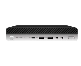 HP ProDesk 600 G5 Mini - Intel i5 9500T 2,2GHz 256GB NVMe 16GB Win11 Pro - Sølv stand