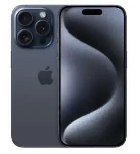 Apple iPhone 15 Pro 128GB  (Blue titanium) eSIM - Sølv stand