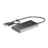 StarTech.com USB-C to Dual-HDMI Adapter USB-C or A to 2x HDMI 4K 60Hz 100W PD Pass-Through 1ft (30cm) Built-in Cable External Video Graphics Adapter
