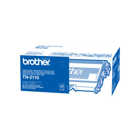 Brother TN2110 - TN-2110 Black Toner - Lasertoner Sort