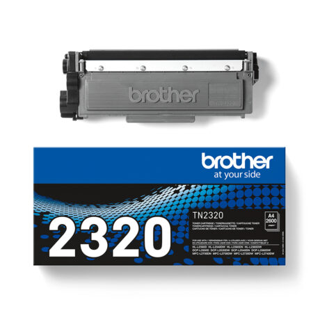 Brother TN2320 - TN 2320 Black Toner - Lasertoner Sort