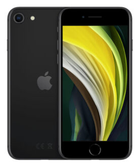 Refurbished Apple iPhone SE 2nd Gen 64GB Space Grey - Guld stand