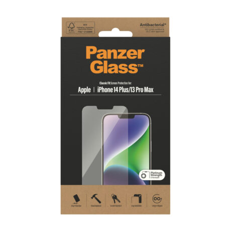 PanzerGlass Screen Protector Apple iPhone 14 Plus - 13 Pro Max - Classic Fit