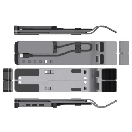 j5create Laptop Stand with USB 4-Port Hub