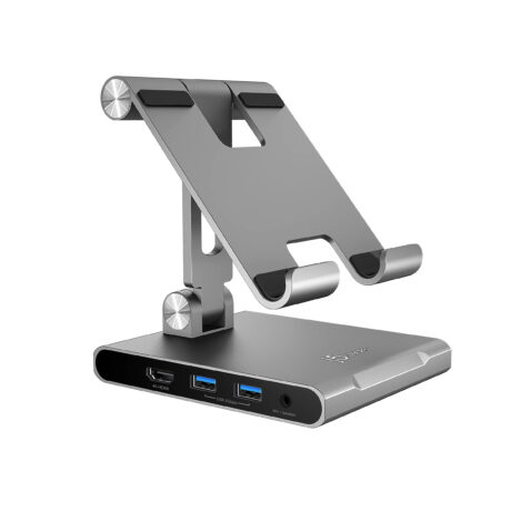 j5create JTS224-N - Multi-Angle Stand with Docking Station for iPad Pro