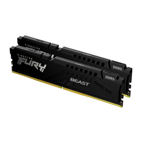 Kingston FURY Beast DDR5-5200 - 32GB - CL36 - Dual Channel (2 pcs) - AMD EXPO & Intel XMP - Sort